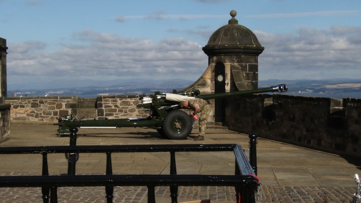 This canon is fired daily at 1 pm