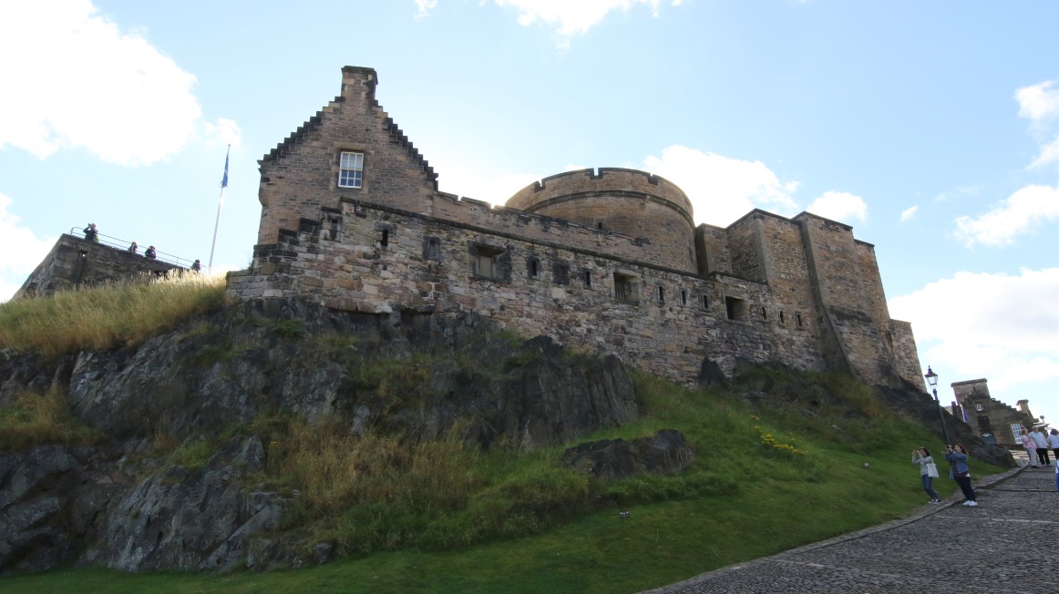 Walking up toward the castle