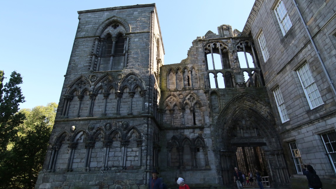 West wall of the abbey