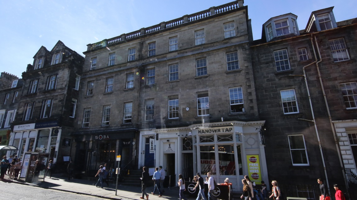 Assorted bars on Hanover Street