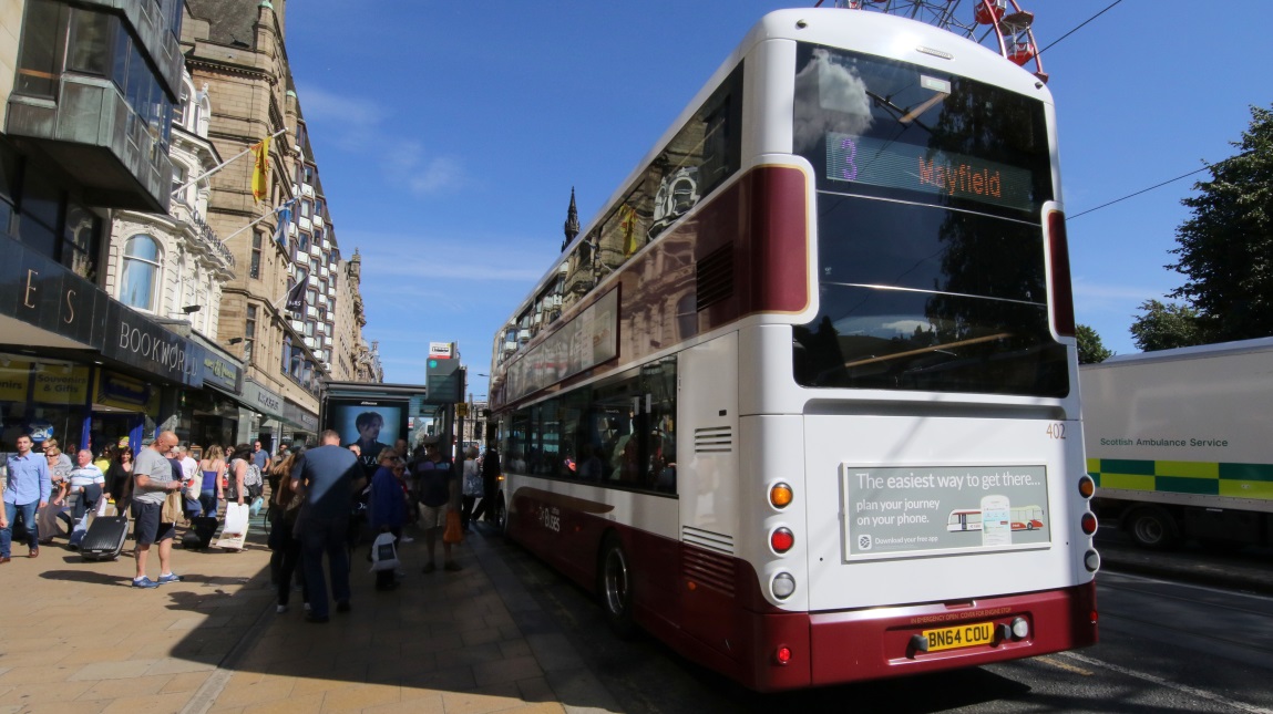 Public busses are double deckers