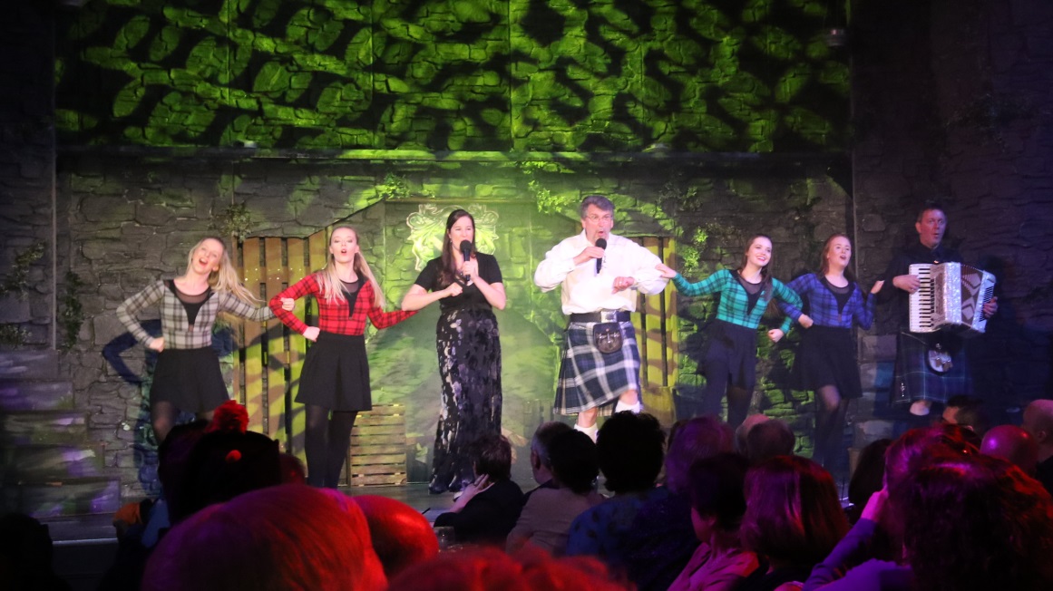 Everybody on stage at the end