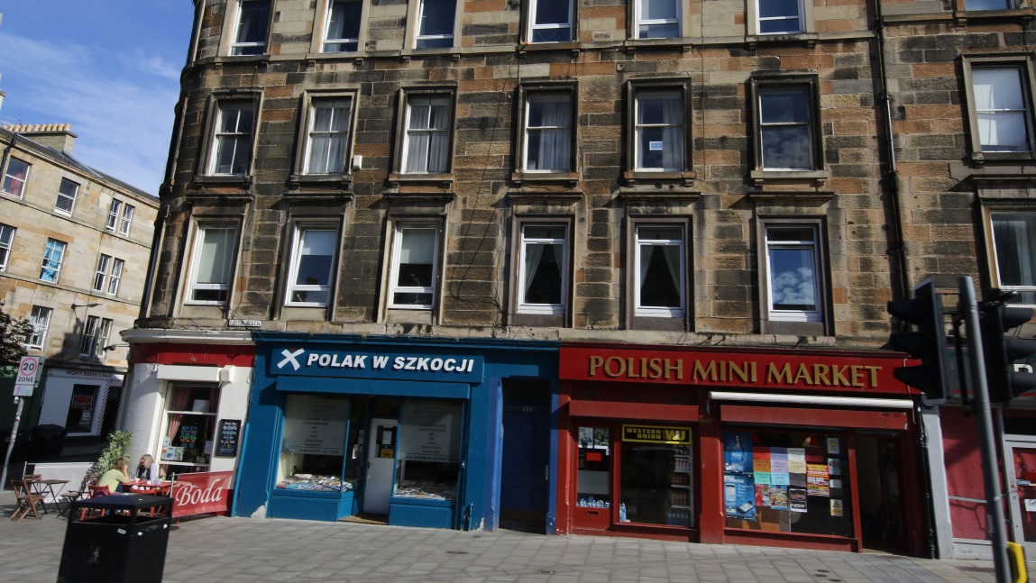 Polish stores on Leith Walk