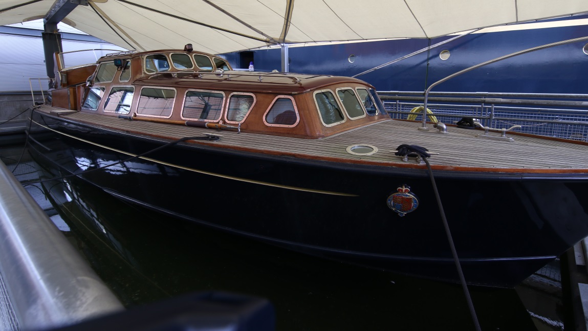 Dinghy from the front