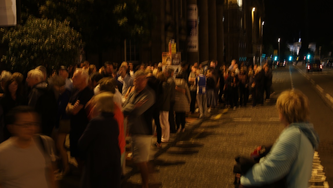 Fire alarm in the George Hotel
