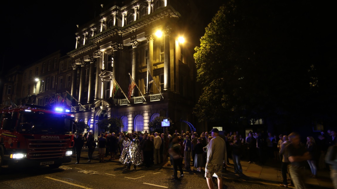 Hotel not burning down
