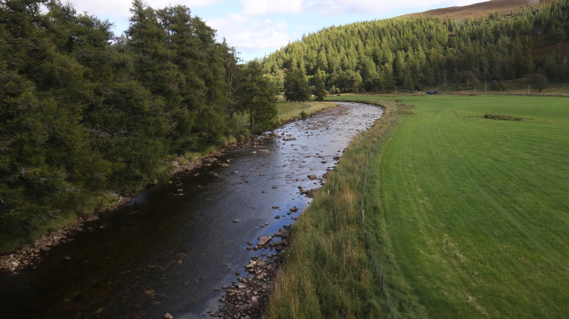 Crossing the Gairn River