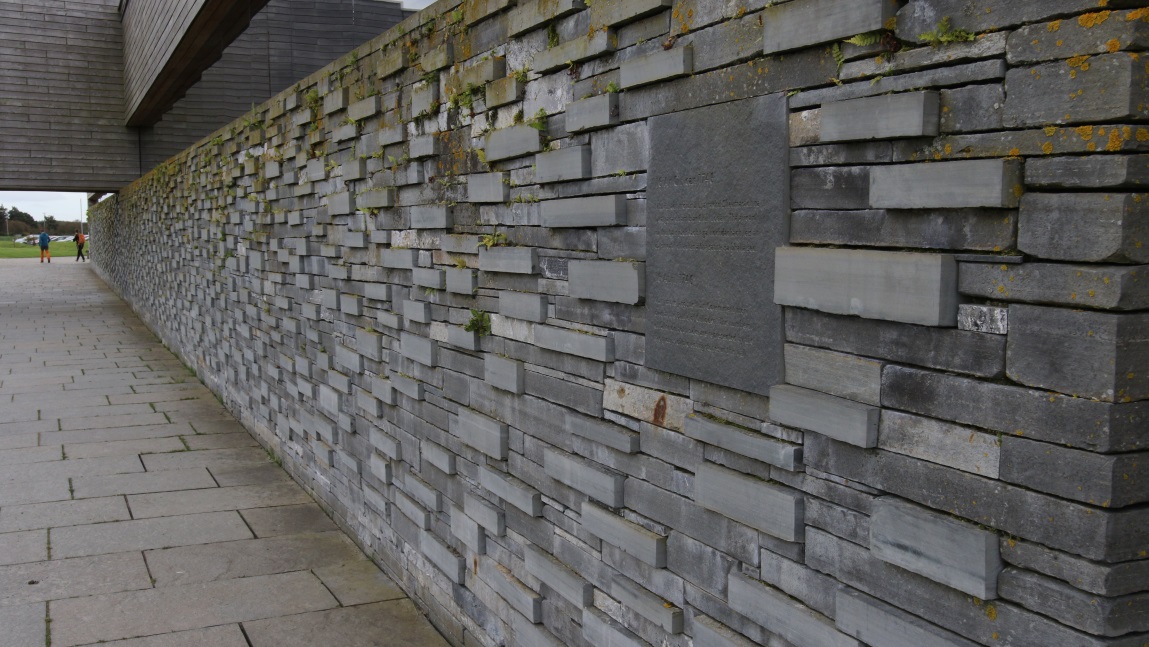 One stone projecting