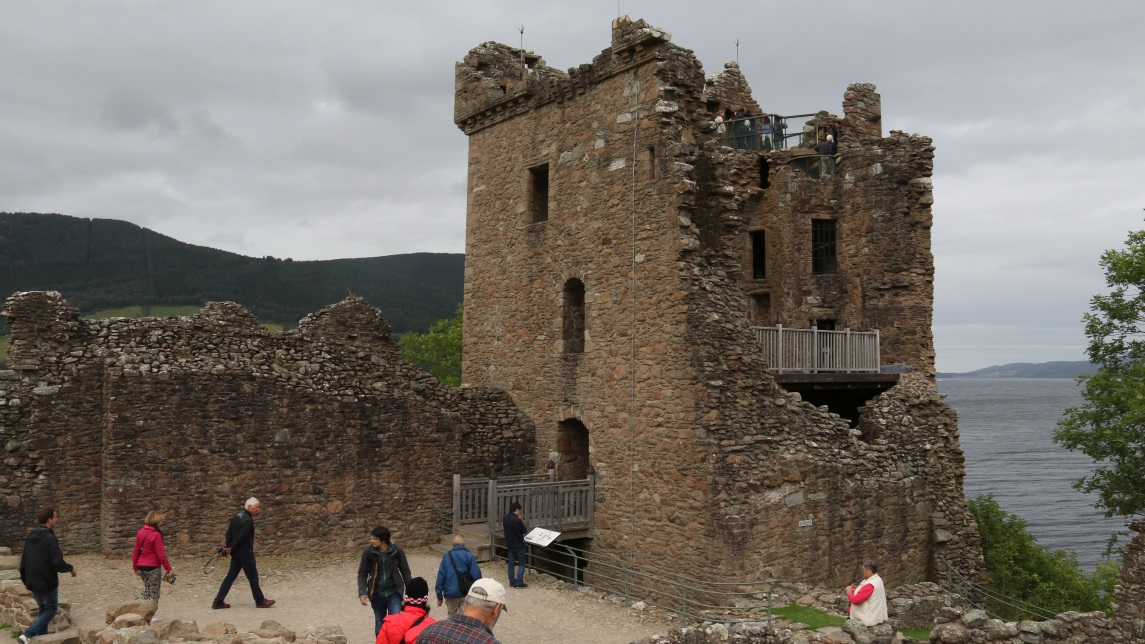 Exploring Urquhart Castle