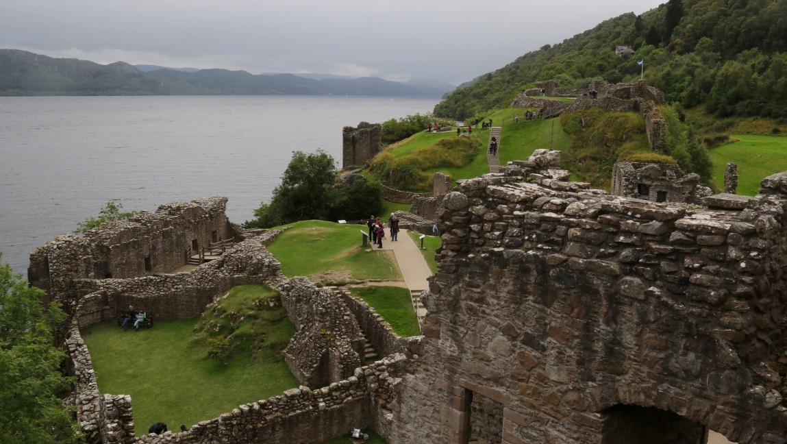 Castle grounds from the tower