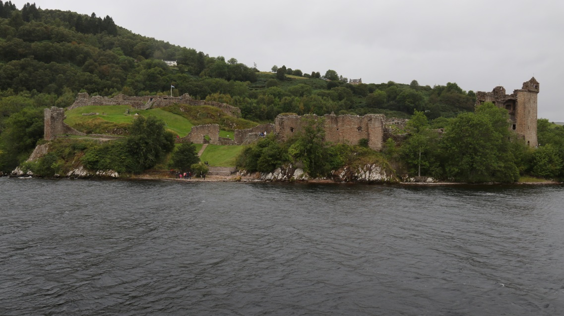 View of Urquhart Castle from Loch Ness