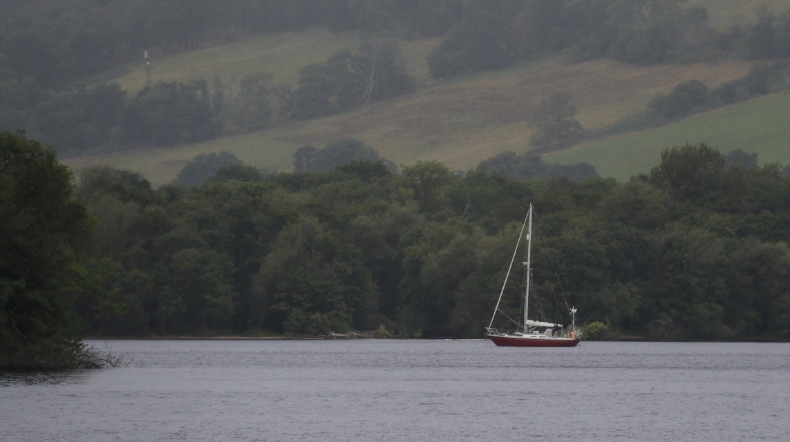 Sailboat on Loch Ness