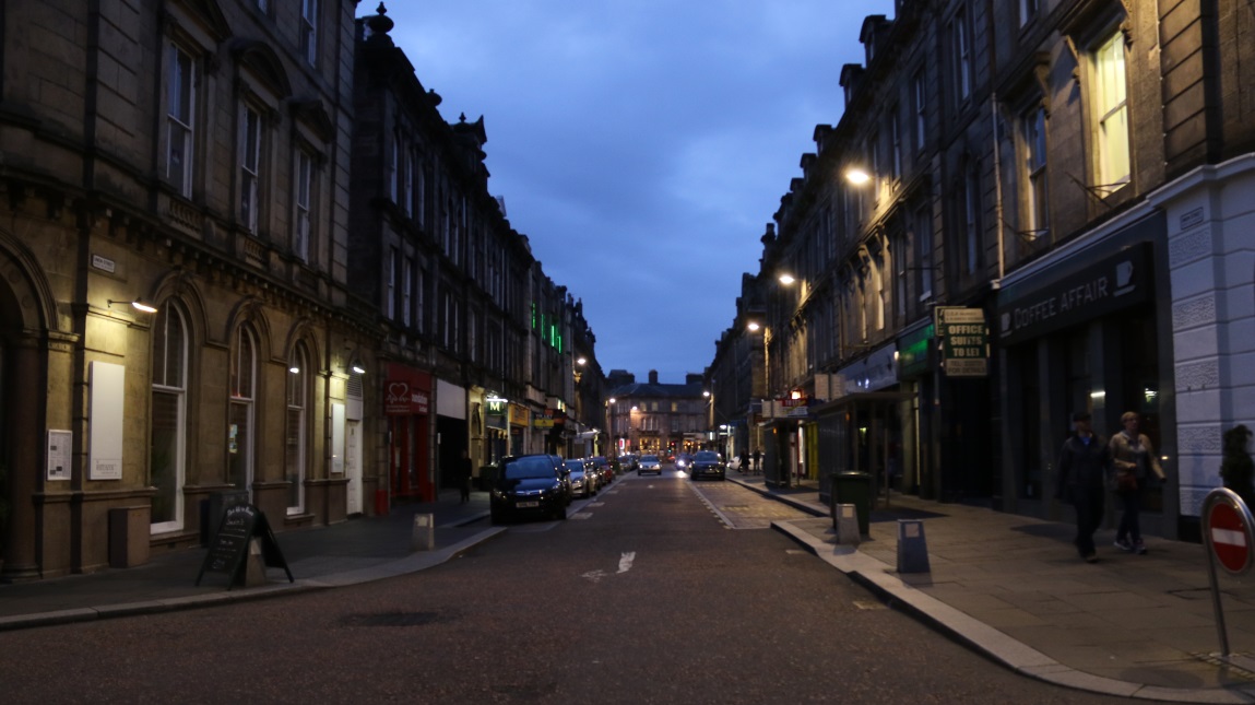 Looking down Union Street