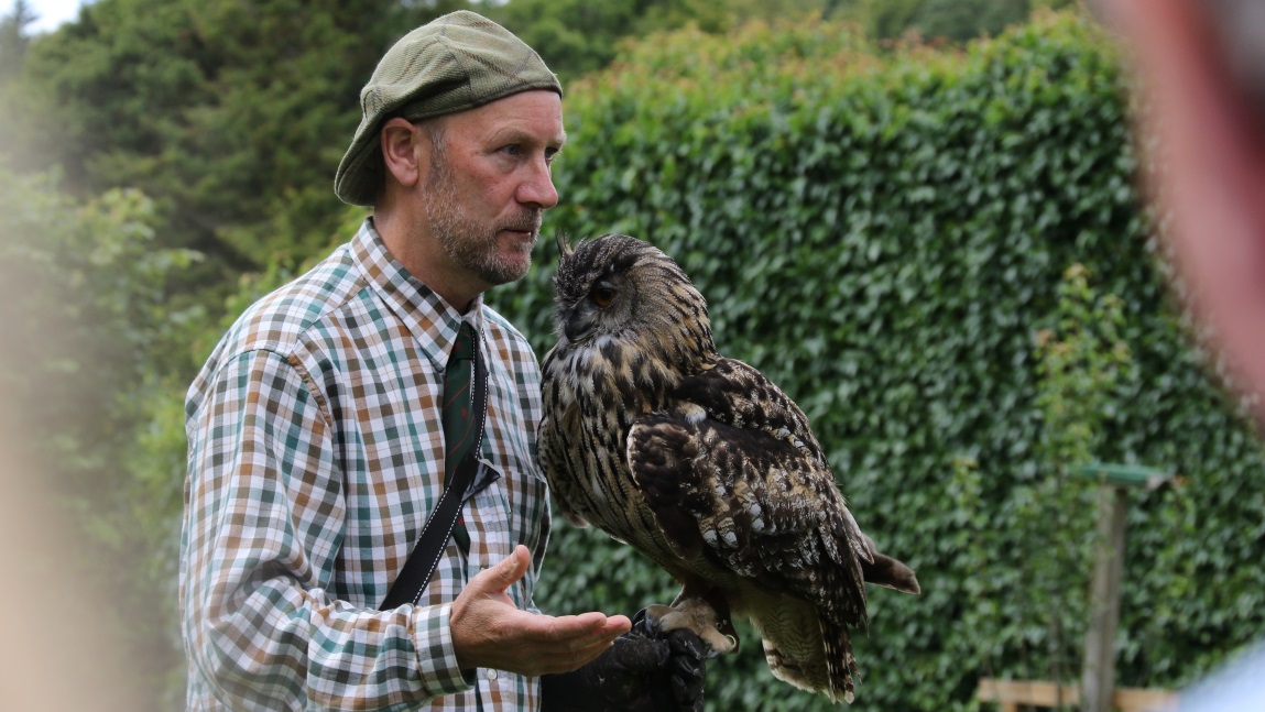 Trainer with the owl