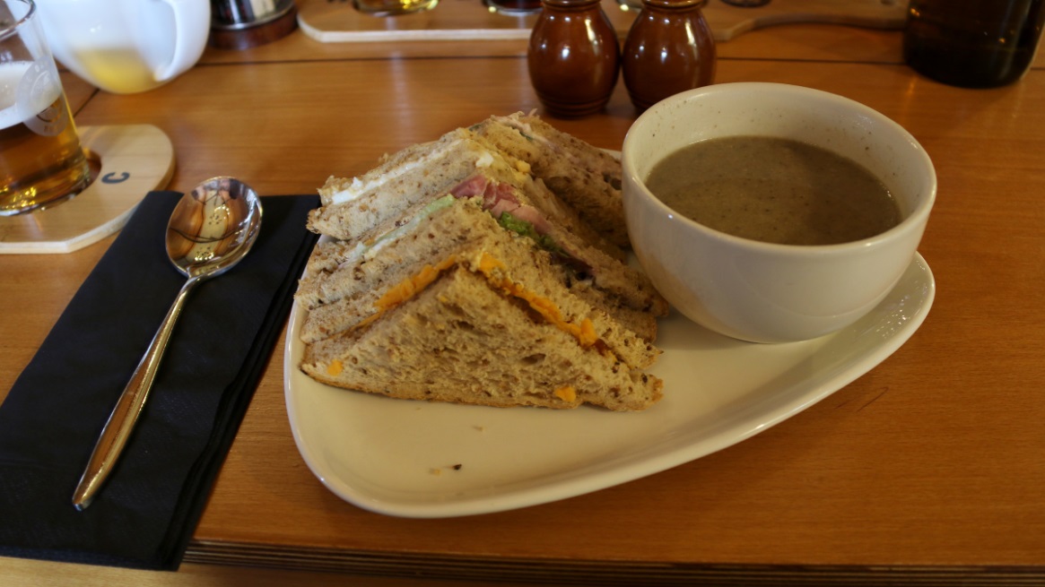 Lunch was served