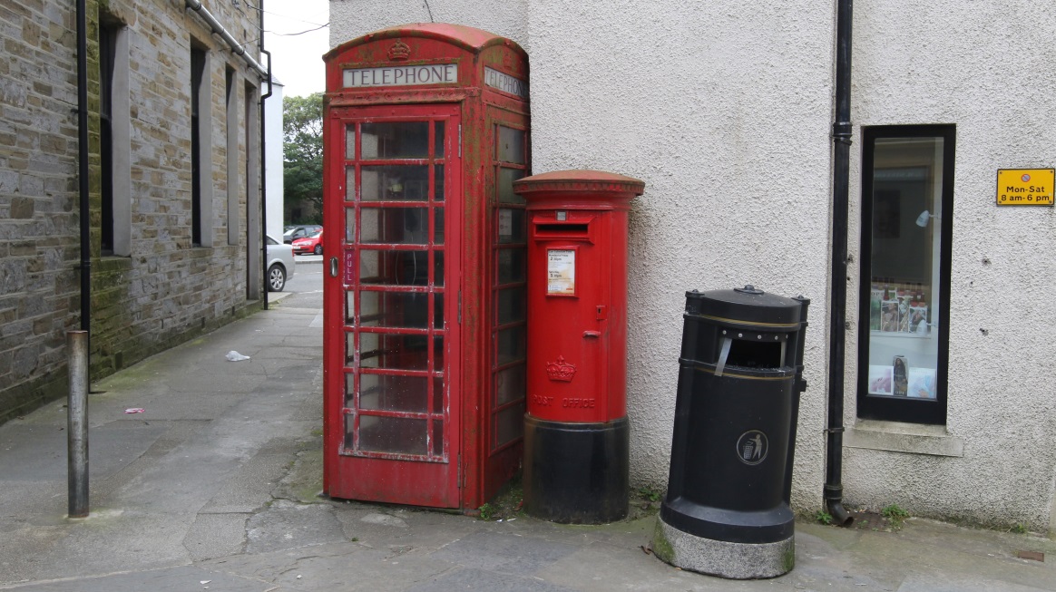 Traditional phone booth