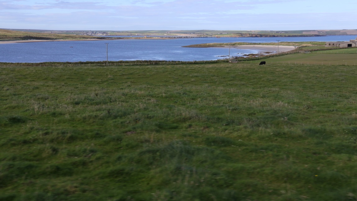 Northeast up Scapa Flow