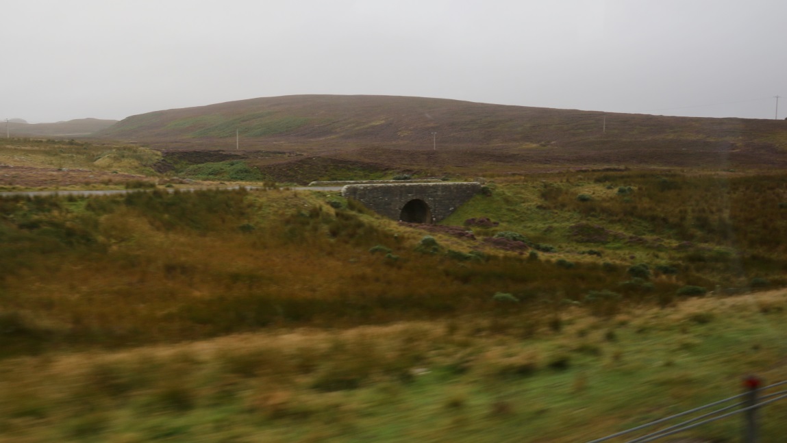 Route A836 crosses a stream