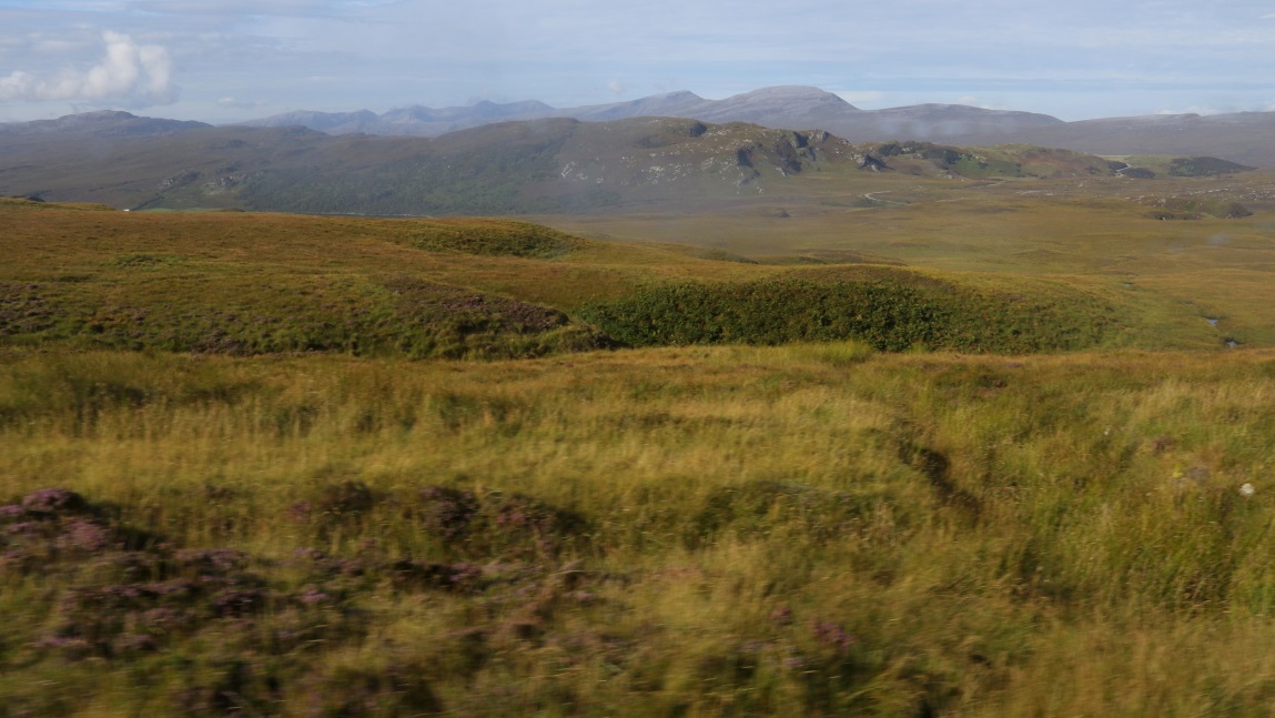 Rolling landscape of Moine Ho