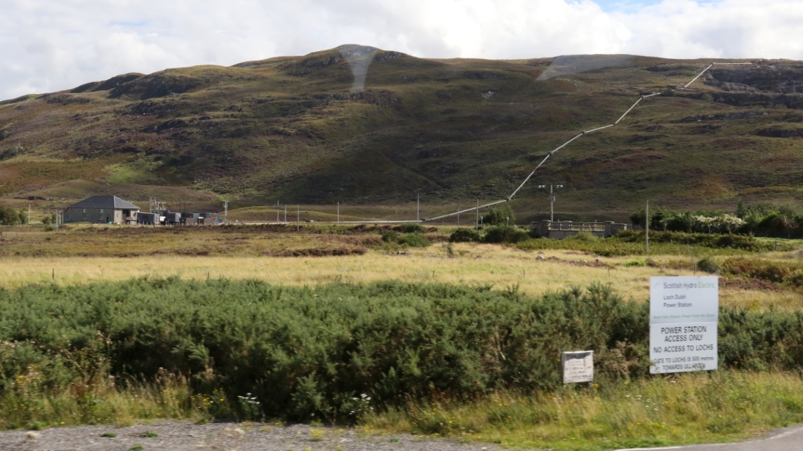 Loch Dubh hydroelectric power station