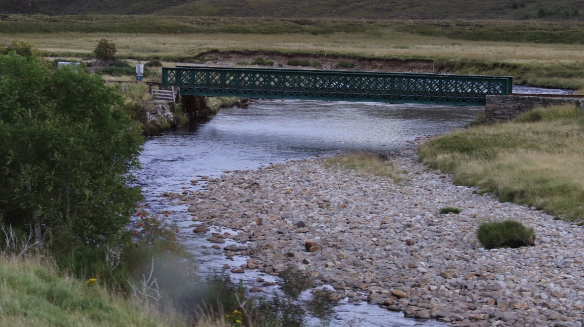 Rail bridge over the Bran River