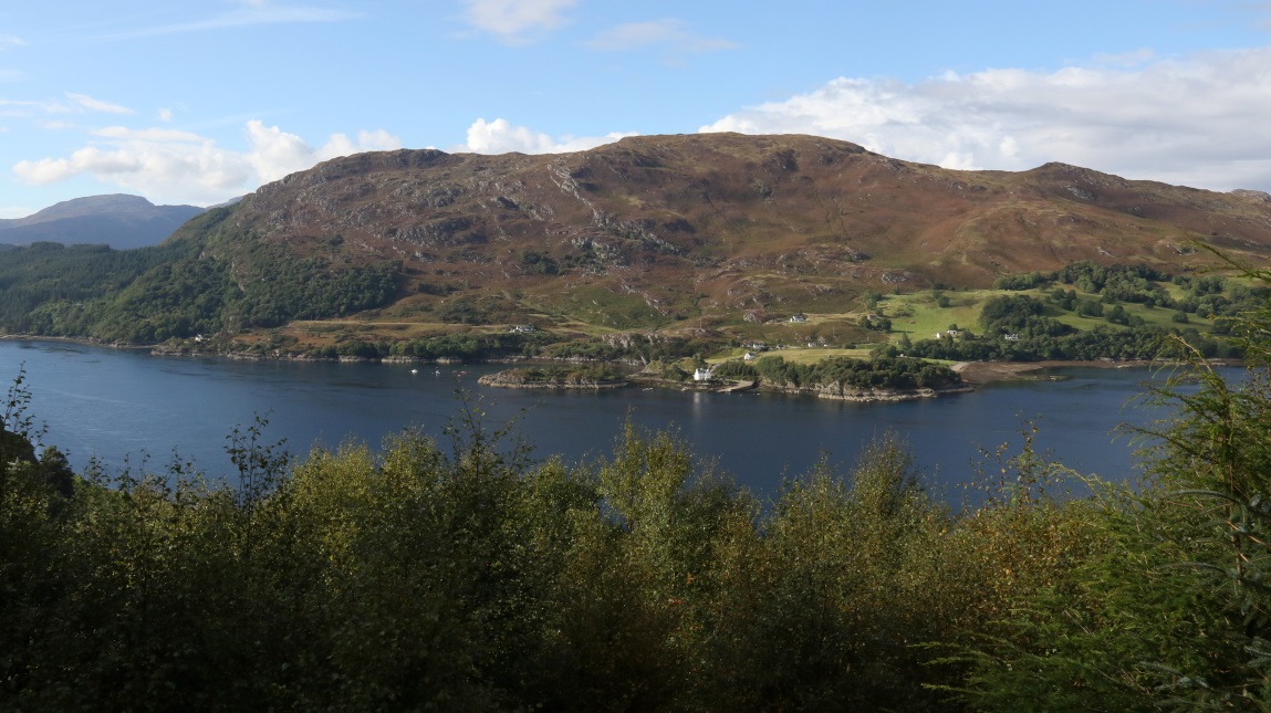 Stromemore on the other side of Loch Carron