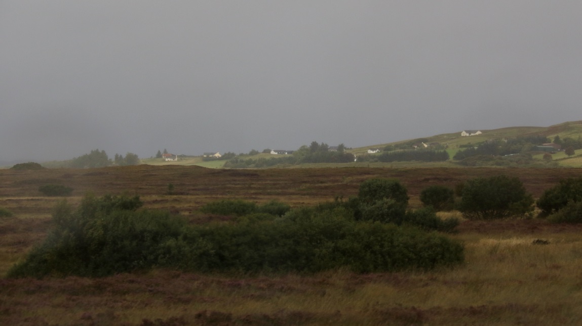 Route A87 through Sluggans