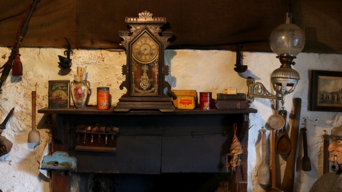 Fireplace in the living room