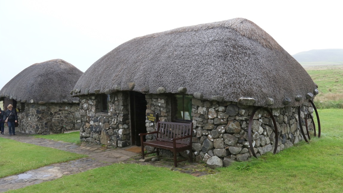 Outside the weaver's house
