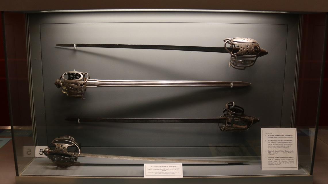 Four 18th century swords