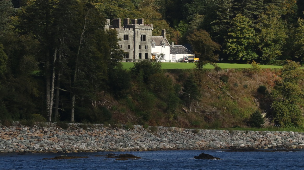 Looking back at Armadale Castle