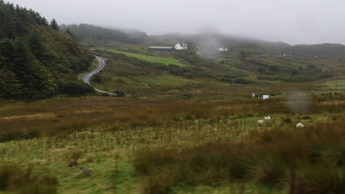 Route A849 through Bunessan