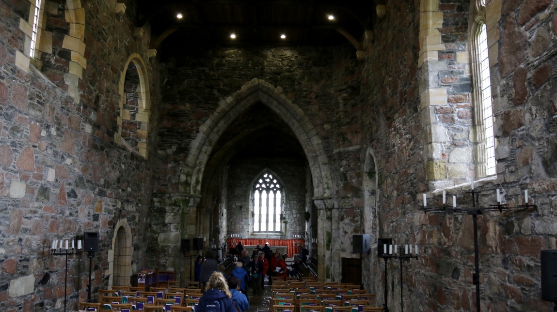 Inside the Iona Abbey