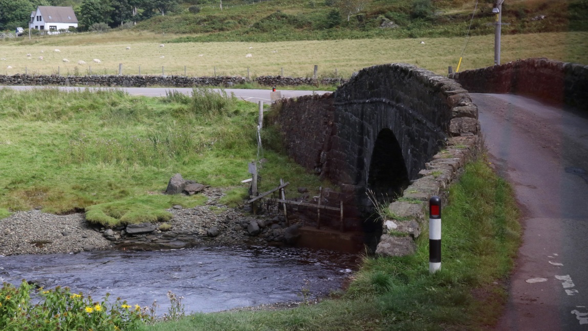 A849 crosses the Leidle River