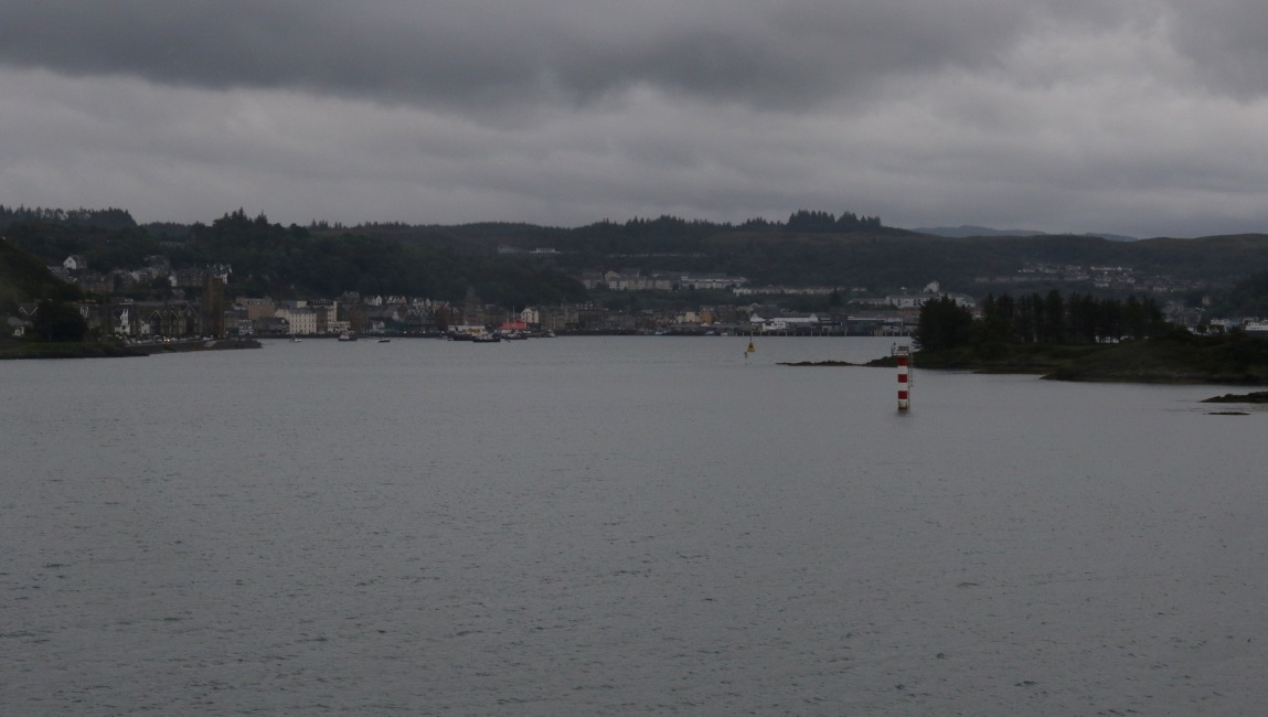 About to enter Oban Bay