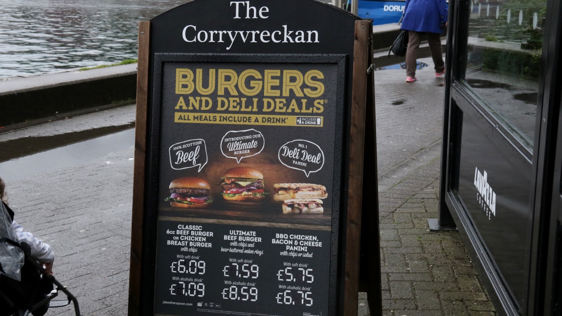 Corryvreckan burger joint