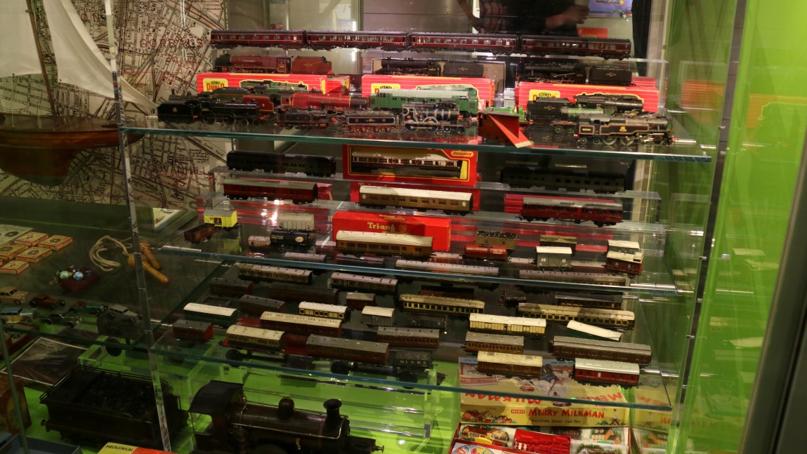 Neat antique toy trains