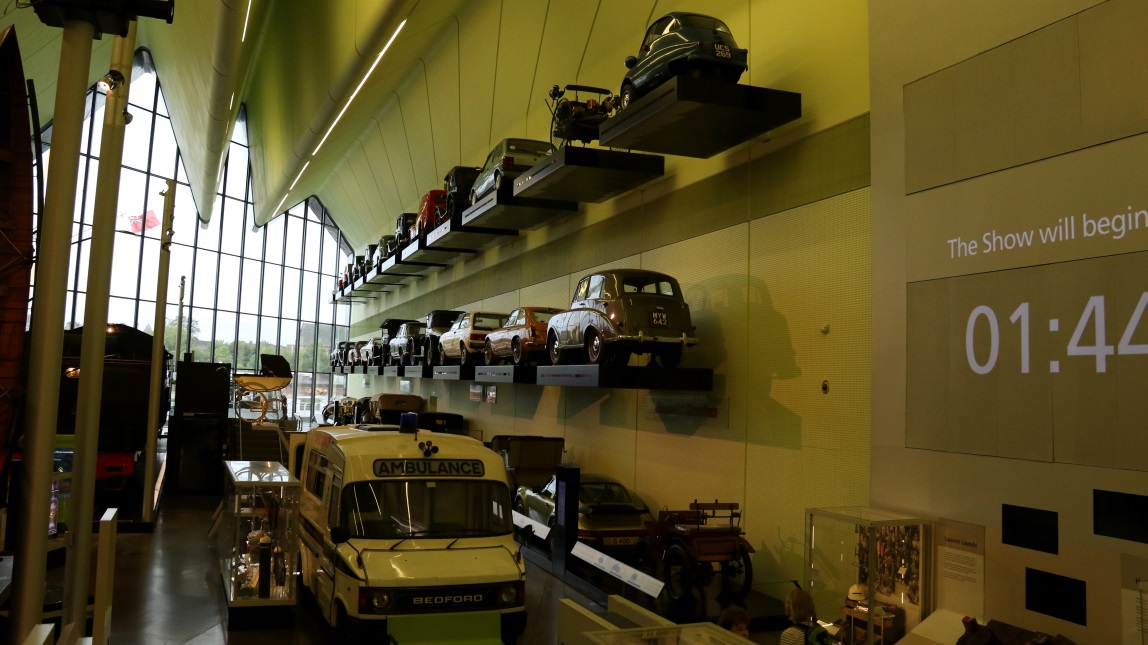 Wall of small cars