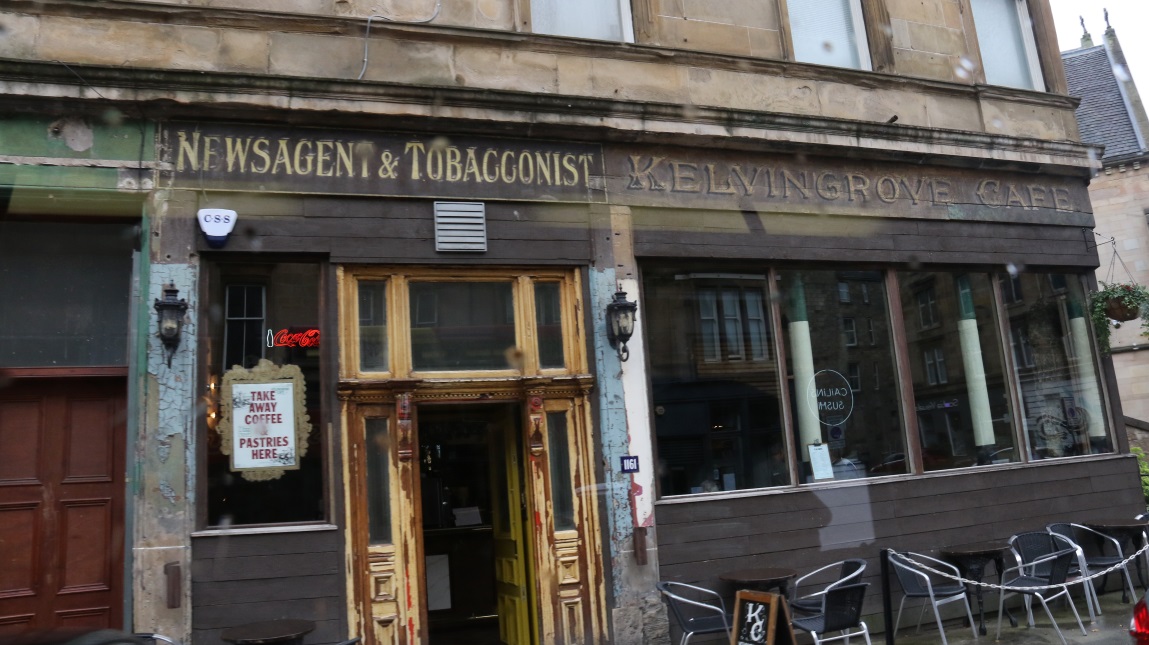 Interesting old looking tobacco shop