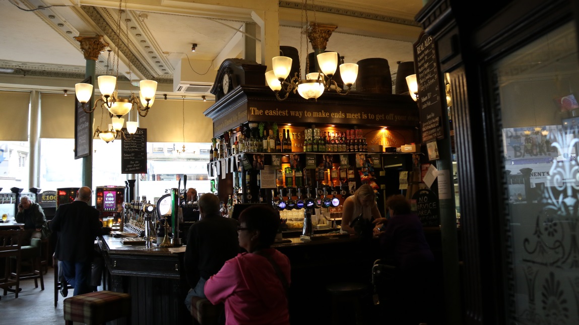 Inside Tennent's Bar