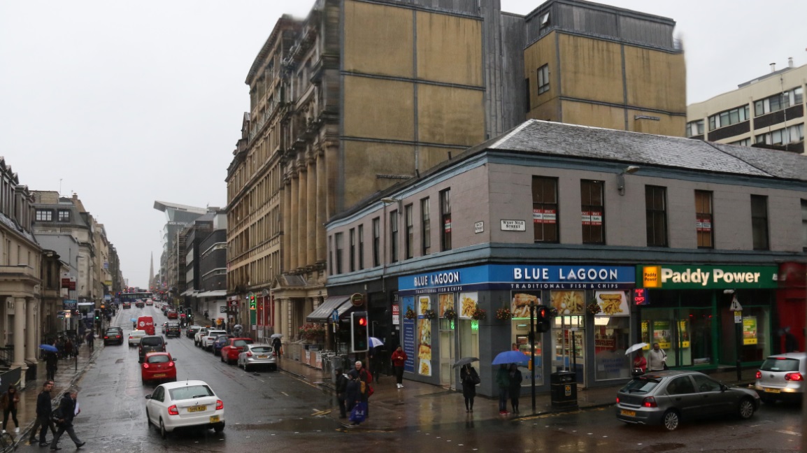 Looking West on Bath Street