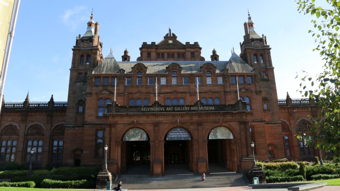 Front view of the Kelvingrove