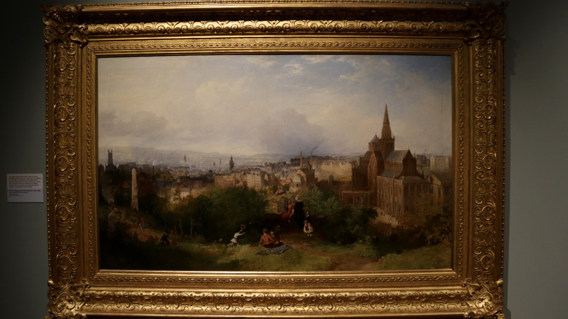 Painting of Glasgow in 1840