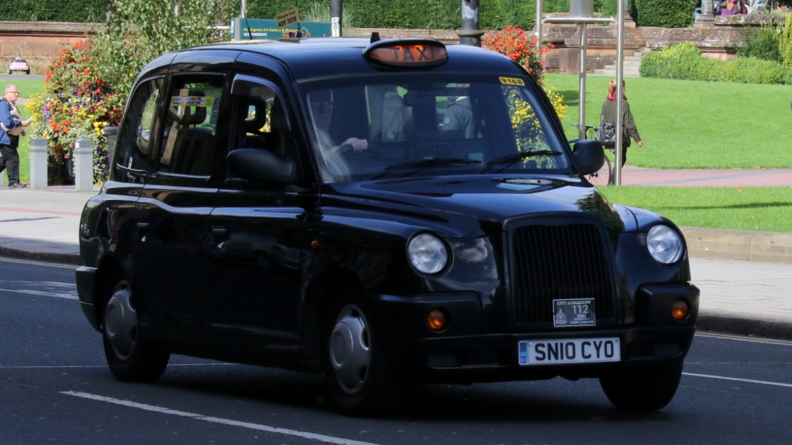 Classic Glasgow taxi