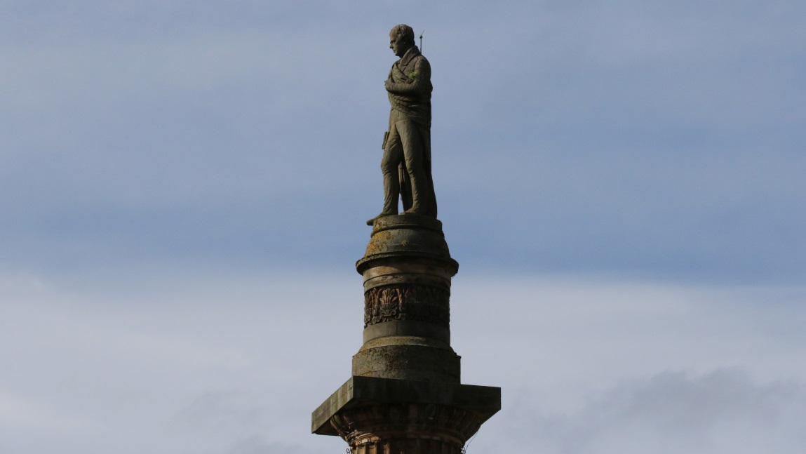 Sir Walter Scott on an 80 foot column