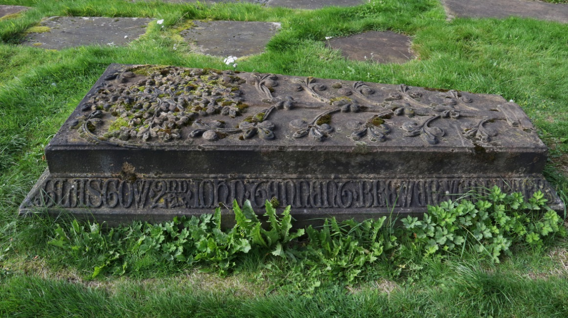 Fancy grave marker