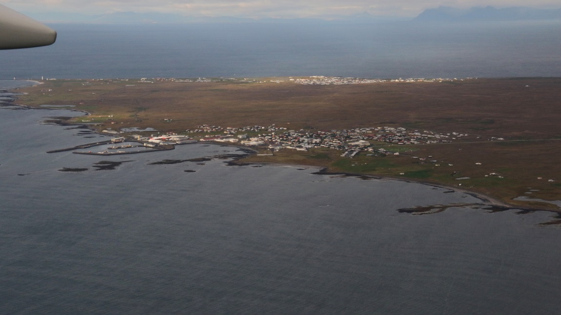 towns of Sandgerisbr and Gardur