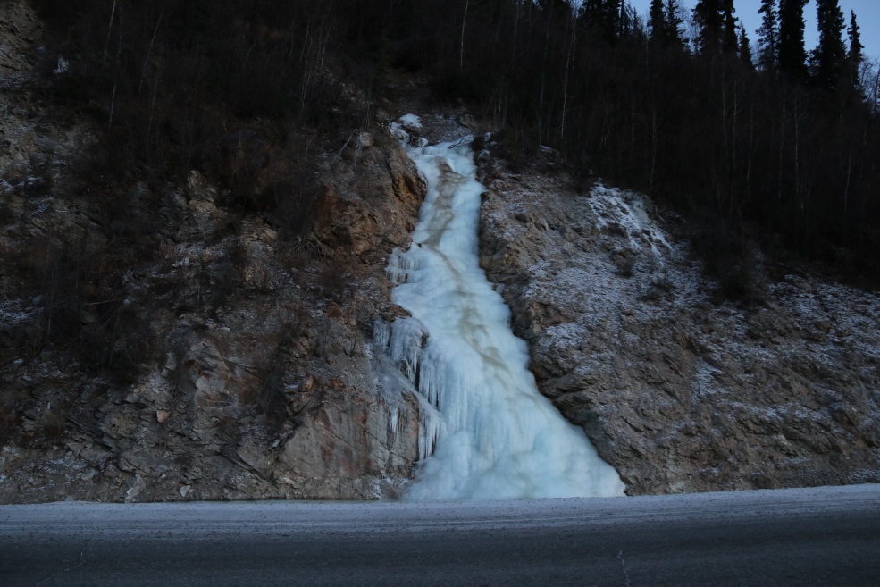 Largest of the ice waterfalls
