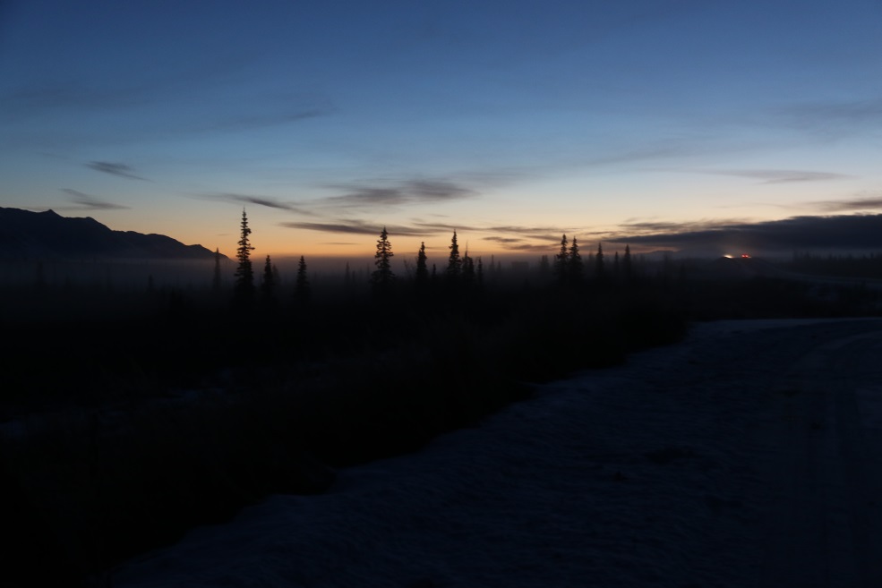 Almost completely dark