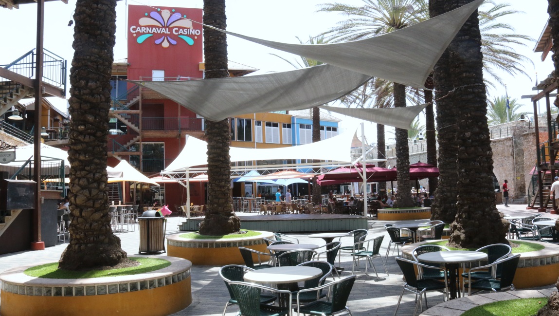 Plaza inside Fort Rif